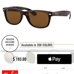 Authentic Ray Ban “New Wayfarer Classic” in brown